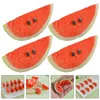 Party Decoration 5pcs High Simulation Small Watermelon Model Fake Fruit Prop Plastic Mini Slice