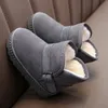 Bottes Mode Enfants Chaussures Casual Filles Garçons Coton Neige Chaud Enfants Garçon Hiver Baskets 231216