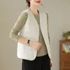 Women's Vests Vest Outside Wear Female Winter Light Clip Cotton Hundred Loose Shoulder Undershirt Waistcoat Women