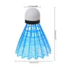 Badminton Shuttlecocks 4pcs Nylon LED Badminton Shuttlecocks Badminton Inside Outdoor Sport Training Badminton for Ball Training Game Tools Zestaw 231216