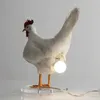 Nyhetsartiklar Dekorativa nattlampor Simulerade Animal Funny Easter Home Decor Party Carnival Chicken Lamp Chick Night Light Ornaments 231216