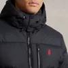 Mens Polo Jacket Designer Roupas Com Capuz S Casaco de Inverno Quente Preto Parka Windbreaker Manga Longa Puffer Jaquetas Zíperes Letras Impressas de Alta Qualidade Atacado LL