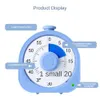 Kitchen Timers Kitchen Visual Timer 60-minutes Super Countdown Visual Timer Study Mechanical Time Management Tool Suitable For Children Adult 231216