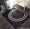 2023 Carpets NEW Fashion European style brand new living room area rugs 150 x 200 cm non-slip black white flannel home furnishing carpet CH20231217