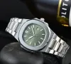 Heta multifunktionsmän tittar på 40mm pap kvarts lyxklockor Designer Titta på Mens Sapphire Glass Watch Women Watch Designer Datum Kalender P02A