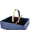 Luksusowe bransoletki bransoletki bransoletki dla kobiet w 18 -karatowej złotej biżuterii z diamentem dla damskiej męskiej złotej biżuterii śrubokręta