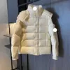 Jaquetas masculinas Designer Mon Jacket 70º aniversário para homens inverno puffer casacos acolchoados e espessados blusão clássico França marca com capuz zip quente mater9b99