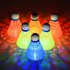 Badminton Shuttlecocks 4pcs Nylon LED Badminton Shuttlecocks Badminton Inside Outdoor Sport Training Badminton for Ball Training Game Tools Zestaw 231216