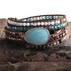 MD Fashion Boho Beaded Bracelet Handmade Mixed Natural Stones Crystal Stone Charm 5 Strands Wrap Bracelets Gift246x