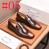 15style Size38-45 Leather Designer Dress Loafers Men Decent Shoes Men Office Sapatos Oxford Homem Black Shoe Brown Male Formal Shoes for Wedding