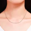 35cm-70cm 925 prata esterlina círculo rolo corrente colar feminino menina itália masculino jóias kolye colares collier ketting sieraden3250