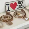 Hundehalsbänder, Haustierhalsband, Leinen-Set, weiches Leder, bequem, für Chihuahua, Yorkshire Terrier, Welpenleinen, Zubehör