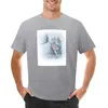 Herrtankstoppar tjej i regn storm med hund t-shirt söta kläder män grafik t-shirts rolig