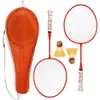 Racchette da badminton 1 paio di racchette da badminton di colore fluorescente H6508 con 2 palline per bambini Gioco di sport all'aria aperta 231216