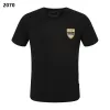 Philipps pp t-shirt pp djävul skalle diamant kortärmad tees casual streetwear topps mens kläder plein cp mens tshirts polo shirt män designer tshirt skull diamant