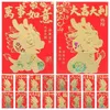 Décorations de jardin 60 pcs chinois R année enveloppe rouge sac à main enveloppes papier dessin animé festival fête chanceux porte-monnaie portefeuille