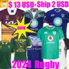 2024 Rugby-Trikots Irland POLO Australien Warrior Schottland Fidschi Heimtrikot 23 24 Südafrika Jaguar Home Away Rugby-Trikot RWC-Trikot