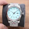 Watchs 007 Automatic Numeral Light Blue Dial Men's Designer Sapphire Stainless Steel 41MM Arabic F1 Watch Nttd