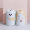 Storage Bags 3PCS Cartoon Bear Collapsible Bag Transparent Organizers Clothes Blanket Baby Toys Basket Travel Suitcases Quilt