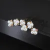 Hair Clips 6pcs Bridal Wedding Accessories Rhinestone Pins Forks For Women Pearl Bride Headpiece Party Jewelry Gift