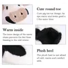 Hausschuhe Winter Cartoon Kuh Baumwolle Indoor Outdoor Für Frauen Männer Fuzzy Niedliche Rutschen Warm Gemütlich Flauschig Bequem