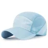 Casquettes de balle hommes femmes été Sport de plein air Cool séchage rapide course Baseball maille chapeau visière casquette