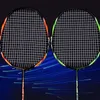 Badminton Rackets 4U adult badminton racket carbon composite racket adult training badminton racket 2pcs packing 231216