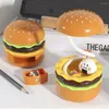 Veilleuses en forme de Hamburger, lampe de Table de Type C, charge 3 Modes, interrupteur tactile, taille-crayon Rechargeable