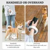 Dog Collars Leashes Dog Leash with Flashlight LED Streamer Roulette Automatic Retractable Nylon Rope for Cat Puppy Walking Running Lead Extension 231216