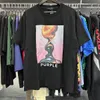 Summer new men's designer Beauty fashion play Purple Brand printed high-quality double cotton anime casual short sleeve men's T-shirt shirt clothing S-XL YY