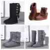 2023 Hot Sell Women Snow Cardi Boots 5819 KNITED BUTS Wysokie krótkie 2 na 1 z kartą do worków na pył bezpłatny przeładunek