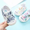 Flat shoes Summer Kids Sandals 14T Unisex Baby Breathable Air Mesh Shoes Antislip Soft Sole First Walkers for Toddler Infant Casual 231216