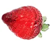Party Decoration Valentines Treat Fruit Table Adornment Desk The Office Decor Crystal Strawberry Statue White Kitchen