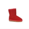 High quality AUS 5281 short baby boy girl kids snow boots Sheepskin soft plush comfortable keep warm boots Beautiful birthday Christmas gifts with card dustbag