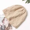 Berets Mongolian Cashmere Knit Hat: Pure Color Thickened Twisted Design For Women's Winter Fashion & Warmth