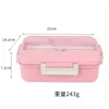 Set di stoviglie Bento Box per bambini adulti Adolescenti Contenitori per il pranzo con coltello Forchetta Durevole Microonde Lavabile in lavastoviglie Senza Bpa Perfetto