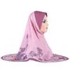 Ubranie etniczne 20pcs muzułmańskie druk kobiety hidżab hat islamski amira head chusta głowa głowa szal szyi szyja okładki turban arabski bandanas akcesoria
