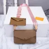 Felicie POCHETTE flor bolsa Felicie embreagem de couro mulheres sacos corss corpo titular do cartão moda corrente bolsa senhora bolsa de ombro mini bolsas mensageiro mulher AAA