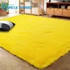 Carpets MiRcle Sweet Yellow Carpet for Living Room Plush Rug Bed Room Floor Fluffy Mats Home Decor Rugs Soft Velvet Bed Beside Kids Room 231216