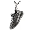 Pendanthalsband Bocai S925 Sterling Silver Retro Personlig Joker Coconut Shoes Herr- och kvinnors stil