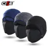 Gorras de ciclismo Máscaras 2 en 1 Sombrero de motocicleta Máscara Cubierta de la cara Casco Cálido Transpirable A prueba de viento Invierno al aire libre Moto Montar Ciclismo Accesorios Hombres Mujeres 231216