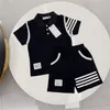 新しいデザイナーMoch Style Children's Clothing Set Summer Boys and Girls Sports Set Baby Smeeve Clothing Children's Set Size 90cm-150cmA3