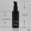 Opslagflessen 50 stks Veel Huidverzorging Verpakking 50 ml Pomp Dispenser Fles Lotion Crème Glas Te koop 1.7 oz