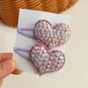 Haarschmuck 2PCS Schöne Prinzessin Vielseitig Wolle Herzform Mädchen Haarnadeln Kinder Kopfbedeckungen Haarklammern Haarspangen