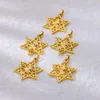 Pendant Necklaces 5pcs Stainless Steel Stars Horse For Making DIY Gold Color Trendy Bracelet Necklace Jewelry Accessories Size 31mmx27mm