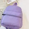 Mochilas escolares de moda para mujer, bolsos de estilo Preppy de Color sólido, mochilas de gran capacidad para estudiantes, mochila de viaje