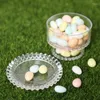 Cadeau cadeau 20/30 pcs transparent PS qualité alimentaire en plastique bonbons boîte gâteau modèle forme stockage vide