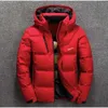 Herrjacka kvinnor ner huva varma parka män puffer jackor brev tekniska kläder outwear vindbrytare vinter märke par gata stil designer rockar grossist