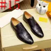 24 Style Businessmen Shoes Office Formella lägenheter Mäns bröllopsskor Designer Dress Loafers for Men mode Suede Leather Moccasins