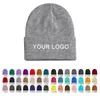 Boinas Xubu Tienda personalizada Unisex Invierno Sombrero casual Hat Mujeres Logotipo de impresión personalizado al aire libre Texto Cálido de espesor